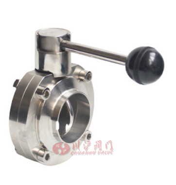 手動(dòng)衛(wèi)生級焊接蝶閥