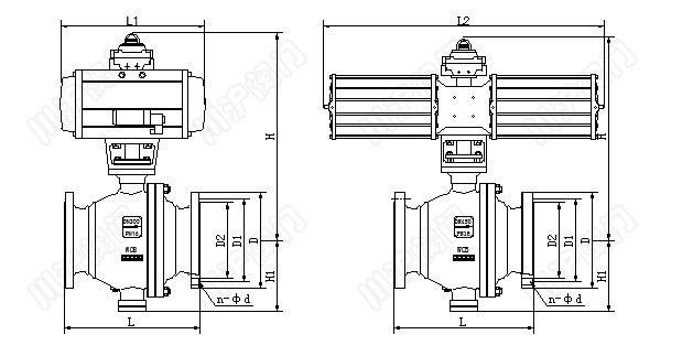 氣動固定球閥結(jié)構(gòu)圖