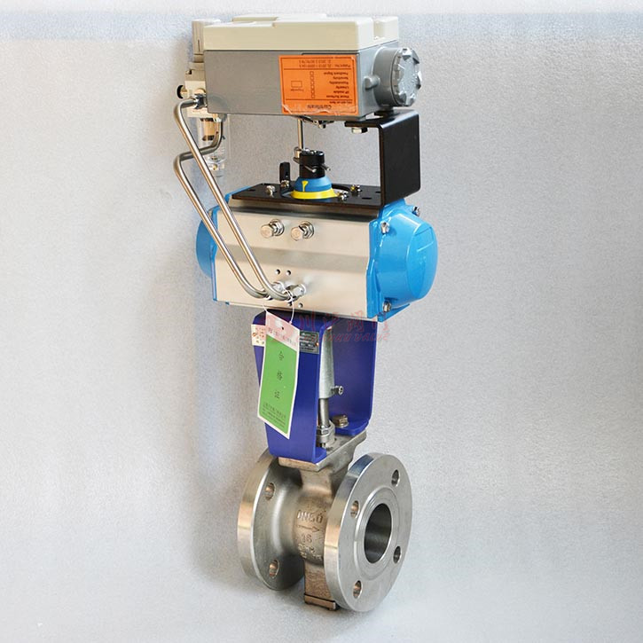 氣動調(diào)節(jié)球閥實(shí)物圖