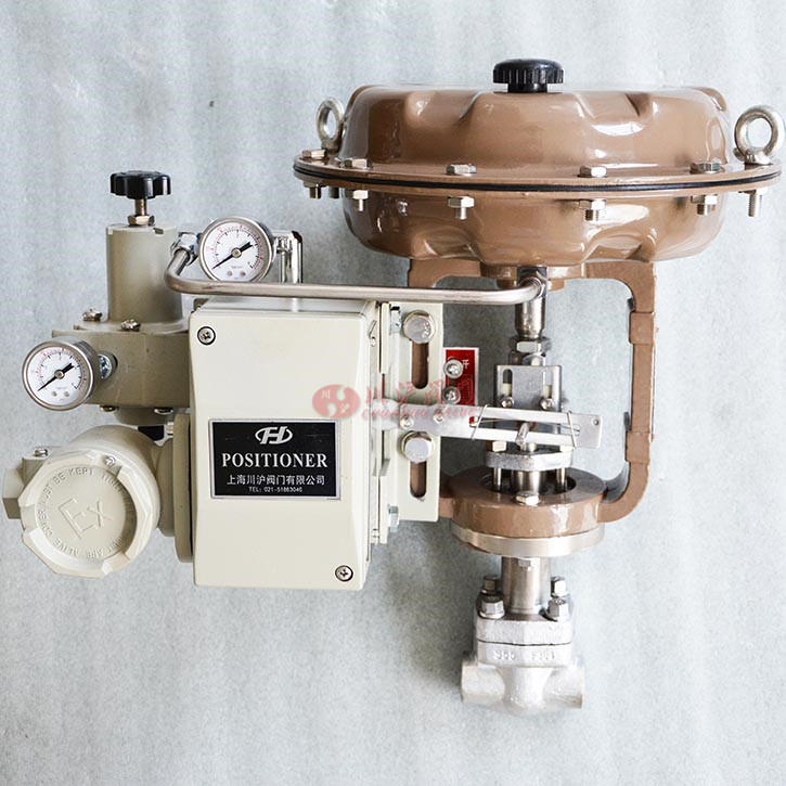 氣動(dòng)內(nèi)螺紋調(diào)節(jié)閥實(shí)物圖